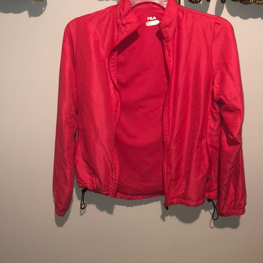 Pink Fila Sports Jacket